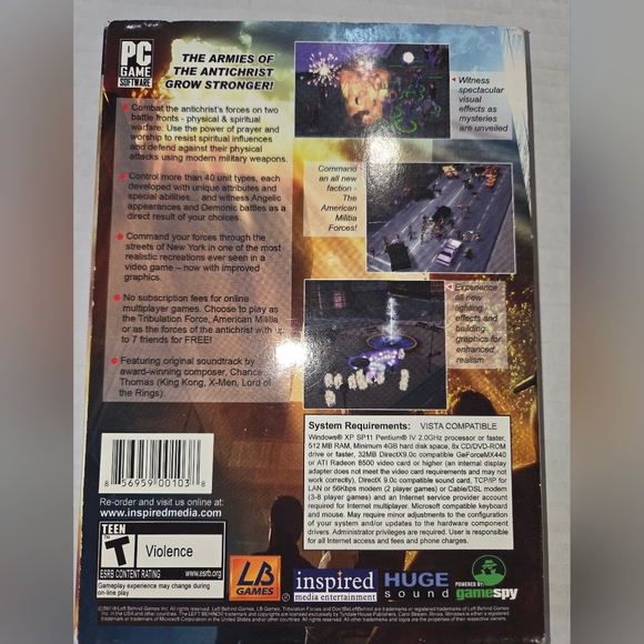 LEFT BEHIND: TRIBULATION FORCES - THE PC GAME - NEW - Picture 2 of 4